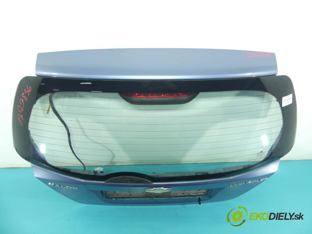 Chevrolet Aveo T200 2003-2008 1,2.0 8v 72 hp manual 53 kW 1150 cm3 5- zadní kufrové dveře  (Zadní kapoty)