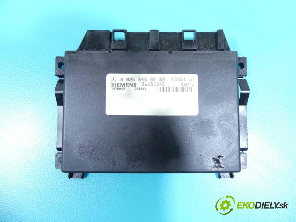 Mercedes S W220 1998-2005 3.2 cdi 197KM automatic 145 kW 3222 cm3 4- modul riadiaca jednotka A0255450532 (Ostatné)