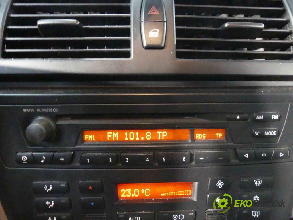 Bmw X3 E83 2003-2010 2.0d 150 HP manual 110 kW 1995 cm3 5- Radio originál 6976888-03