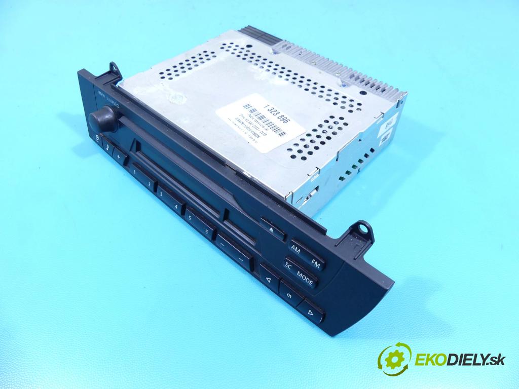 Bmw X3 E83 2003-2010 2.0d 150 HP manual 110 kW 1995 cm3 5- Radio originál 6976888-03