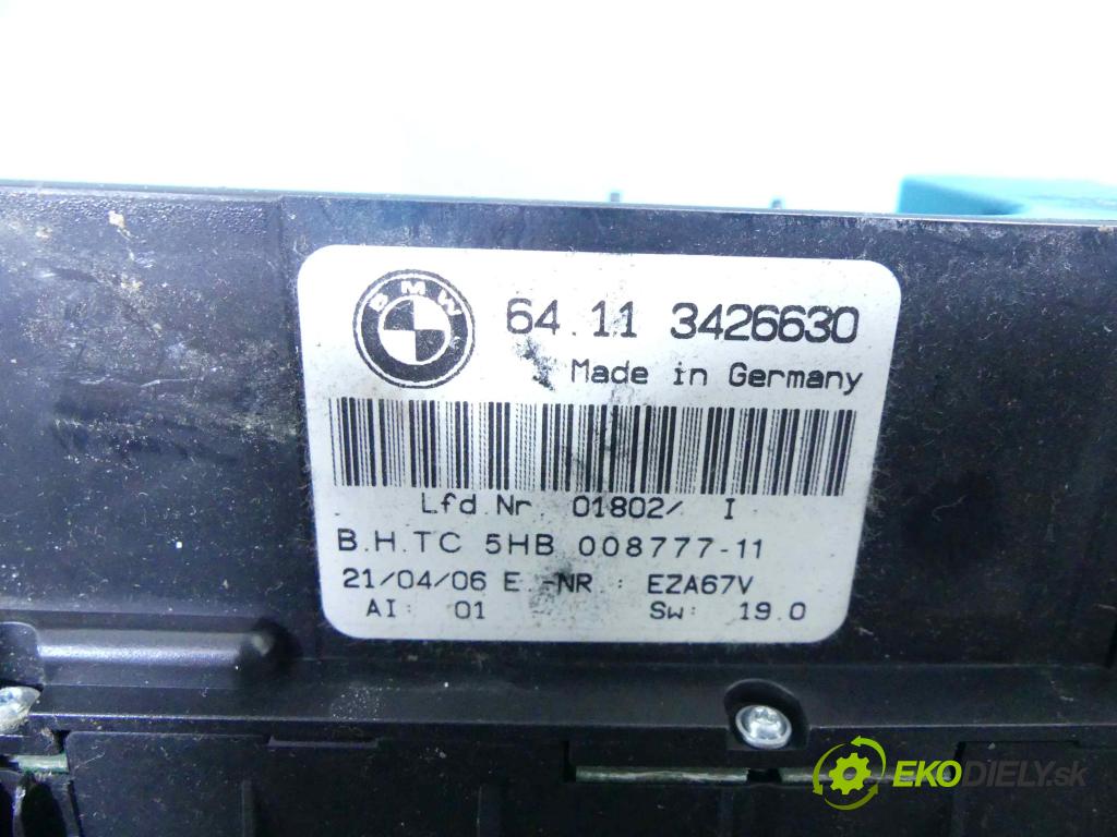 Bmw X3 E83 2003-2010 2.0d 150 HP manual 110 kW 1995 cm3 5- panel kúrenia 3426630