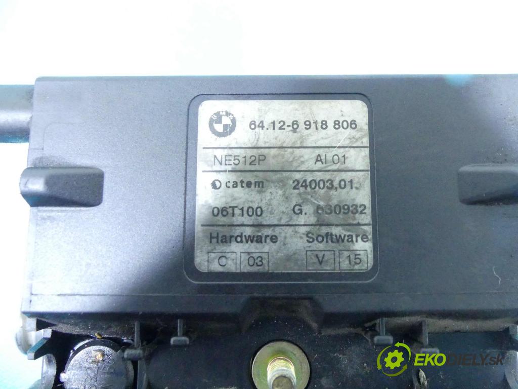 Bmw X3 E83 2003-2010 2.0d 150 hp manual 110 kW 1995 cm3 5- Ohřívač: vody 6918806 (Ohřívání, ventilace)