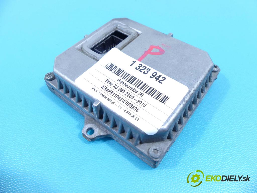 Bmw X3 E83 2003-2010 2.0d 150 HP manual 110 kW 1995 cm3 5- střídač: xenon 1307329074 (Riadiace jednotky xenónu)
