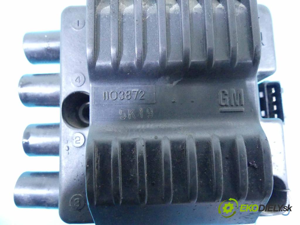 Opel Tigra A 1994-2001 1.4 16v 90 HP manual 66 kW 1389 cm3 3- cievka zapaľovacia 1103872 (Zapaľovacie cievky, moduly)