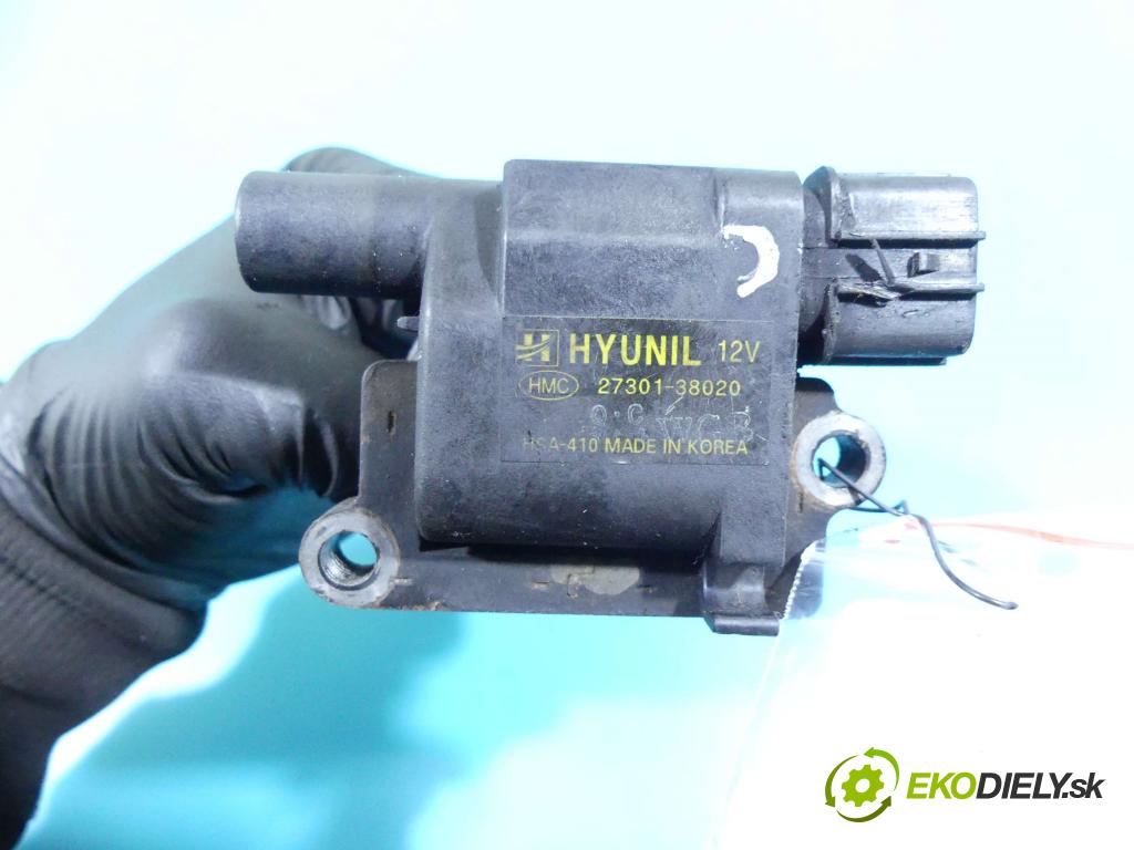 Hyundai Santa Fe 2000-2006 2.4 16v 145 HP manual 107 kW 2351 cm3 5- cievka zapaľovacia 27301-38020 (Zapaľovacie cievky, moduly)