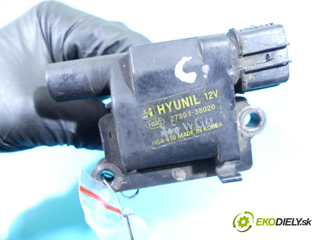 Hyundai Santa Fe 2000-2006 2.4 16v 145 HP manual 107 kW 2351 cm3 5- cievka zapaľovacia 27301-38020 (Zapaľovacie cievky, moduly)