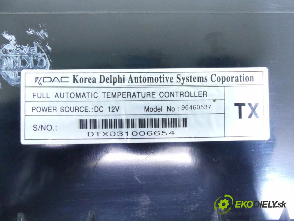 Daewoo Evanda 2.0 16V 131 HP manual 96 kW 1998 cm3 4- panel kúrenia 96460537