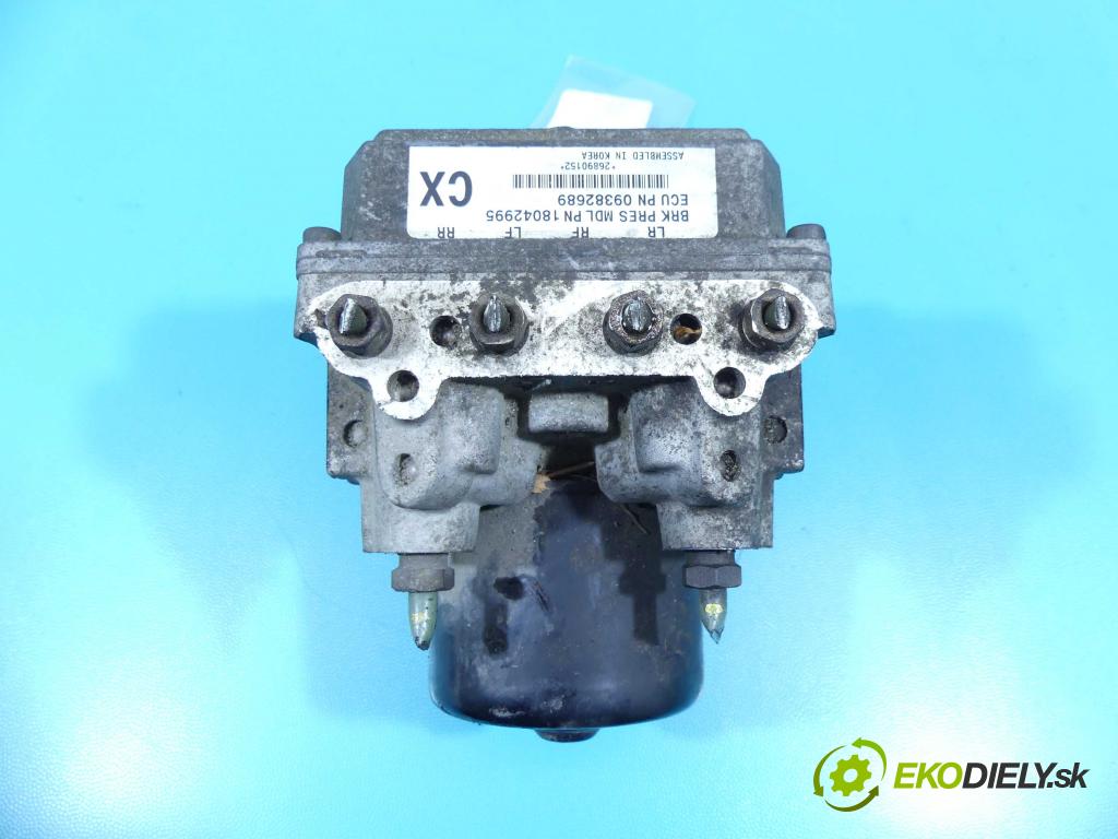 Daewoo Evanda 2.0 16V 131 HP manual 96 kW 1998 cm3 4- čerpadlo abs 18042995 (Pumpy ABS)