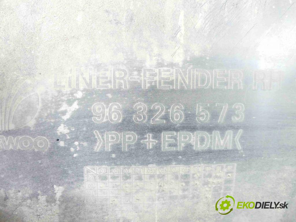 Daewoo Evanda 2.0 16V 131 hp manual 96 kW 1998 cm3 4- blatník: přední pravé 96326573