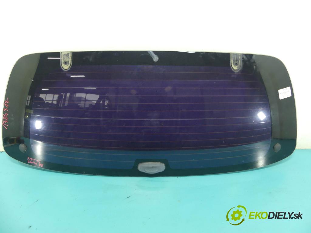 Hyundai Santa Fe 2000-2006 2.4 16v 145 hp manual 107 kW 2351 cm3 5- sklo zadní  (Okna zadní)