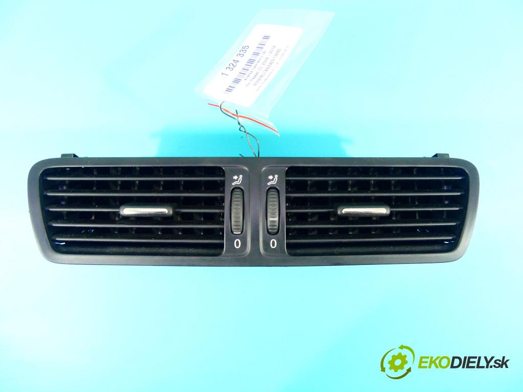 Vw Passat CC 2008-2016 2.0 TSI 200 HP automatic 147 kW 2000 cm3 4- Mřížka: kúrenia stredová 3C1819728 (Mriežky kúrenia (fukáre))