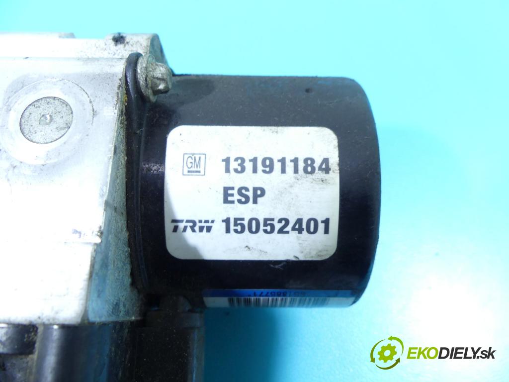 Opel Vectra C 2002-2008 2.0 T 175 HP manual 129 kW 1998 cm3 4- čerpadlo abs 13191184 (Pumpy ABS)