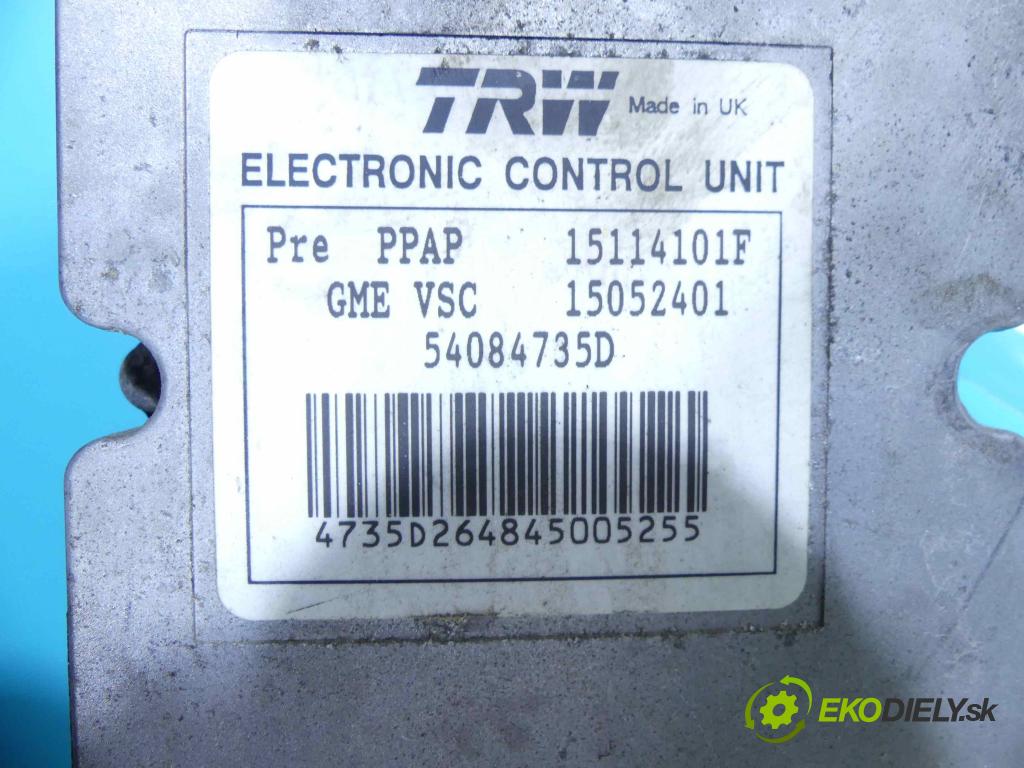 Opel Vectra C 2002-2008 2.0 T 175 HP manual 129 kW 1998 cm3 4- čerpadlo abs 13191184 (Pumpy ABS)