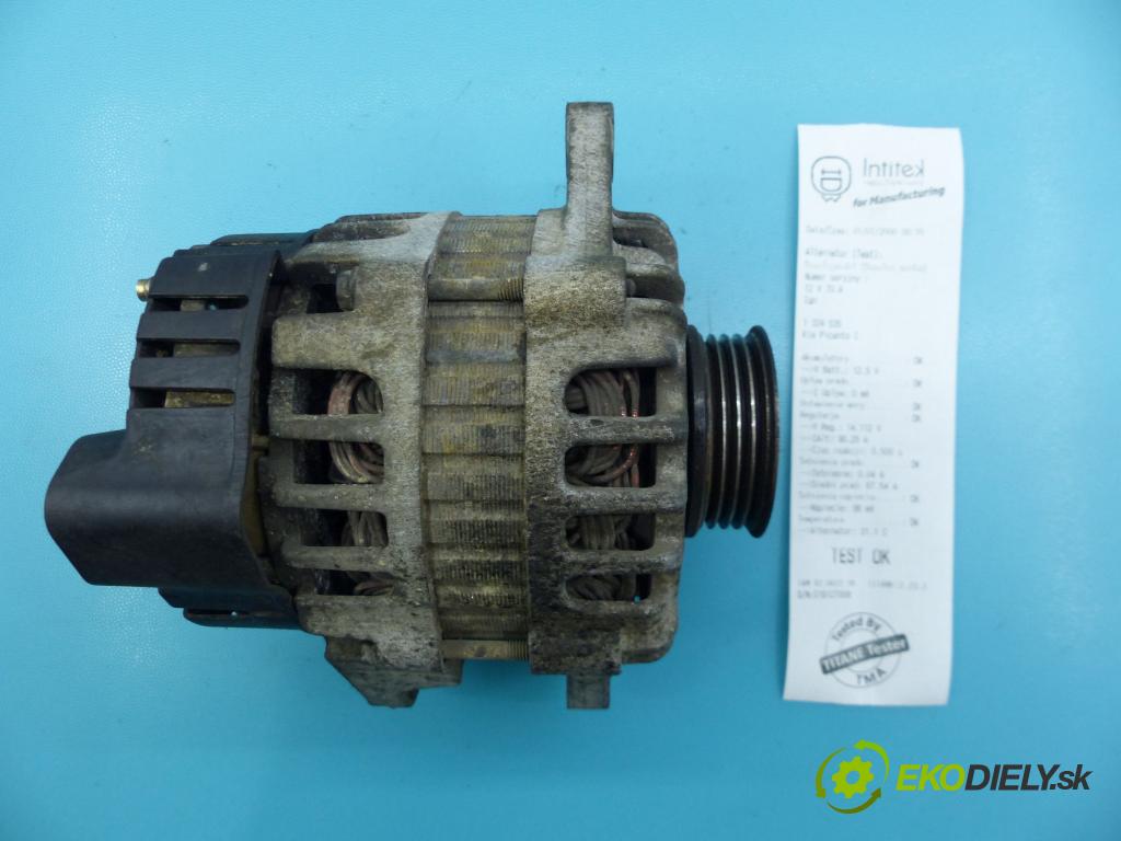 Kia Picanto I 2003-2011 1.1 65 hp manual 48 kW 1086 cm3 5- Alternator 37300-02551 (Alternátory)