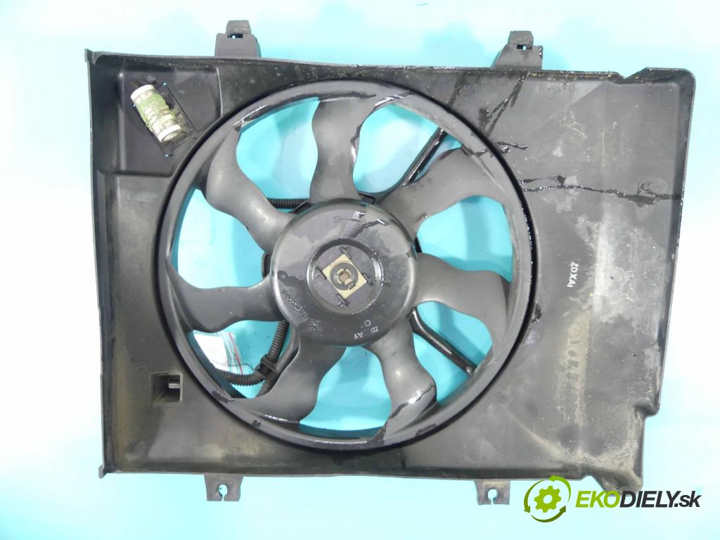 Kia Picanto I 2003-2011 1.1 65 HP manual 48 kW 1086 cm3 5- Ventilátor chladiča F00S3A2262