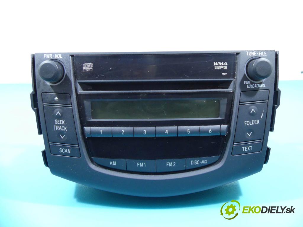 Toyota Rav4 III 2005-2012 2.4 VVTI 156 HP automatic 115 kW 2362 cm3 5- Radio originál 86120-42160