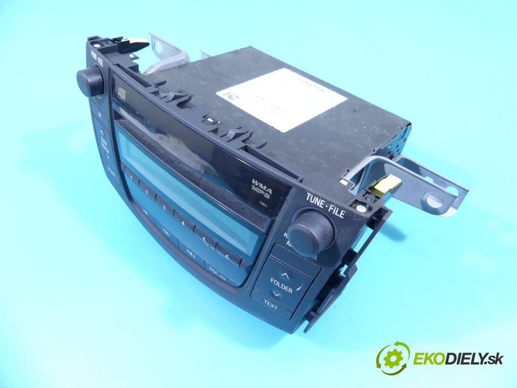 Toyota Rav4 III 2005-2012 2.4 VVTI 156 HP automatic 115 kW 2362 cm3 5- Radio originál 86120-42160
