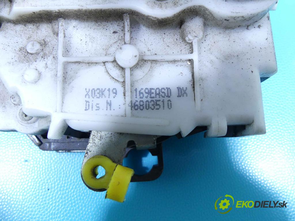 Fiat Panda II 2003-2012 1.1 54 hp manual 40 kW 1108 cm3 5- zámek přední pravý X03K19-169EASD