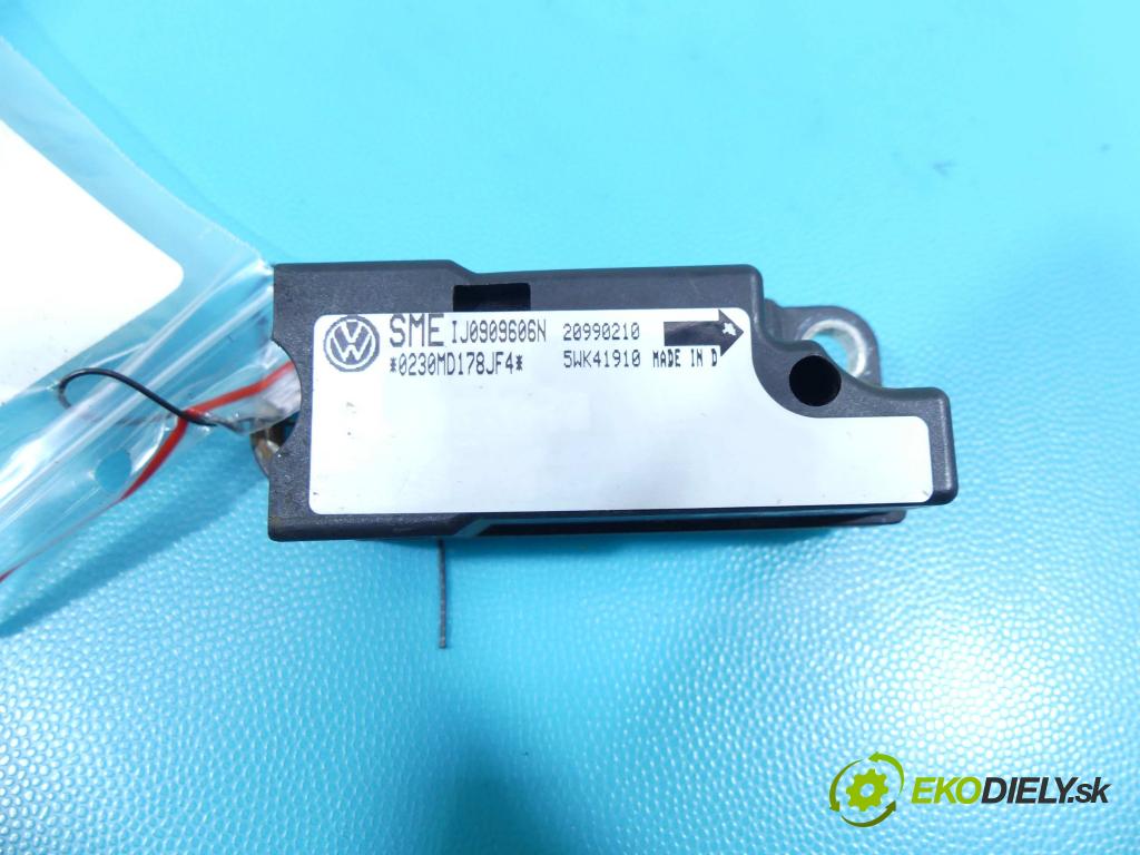 Vw Passat B5 1995-2005 1.9 tdi 110 HP manual 81 kW 1896 cm3 5- snímač šokovat: 1J0909606N (Snímače nárazu)