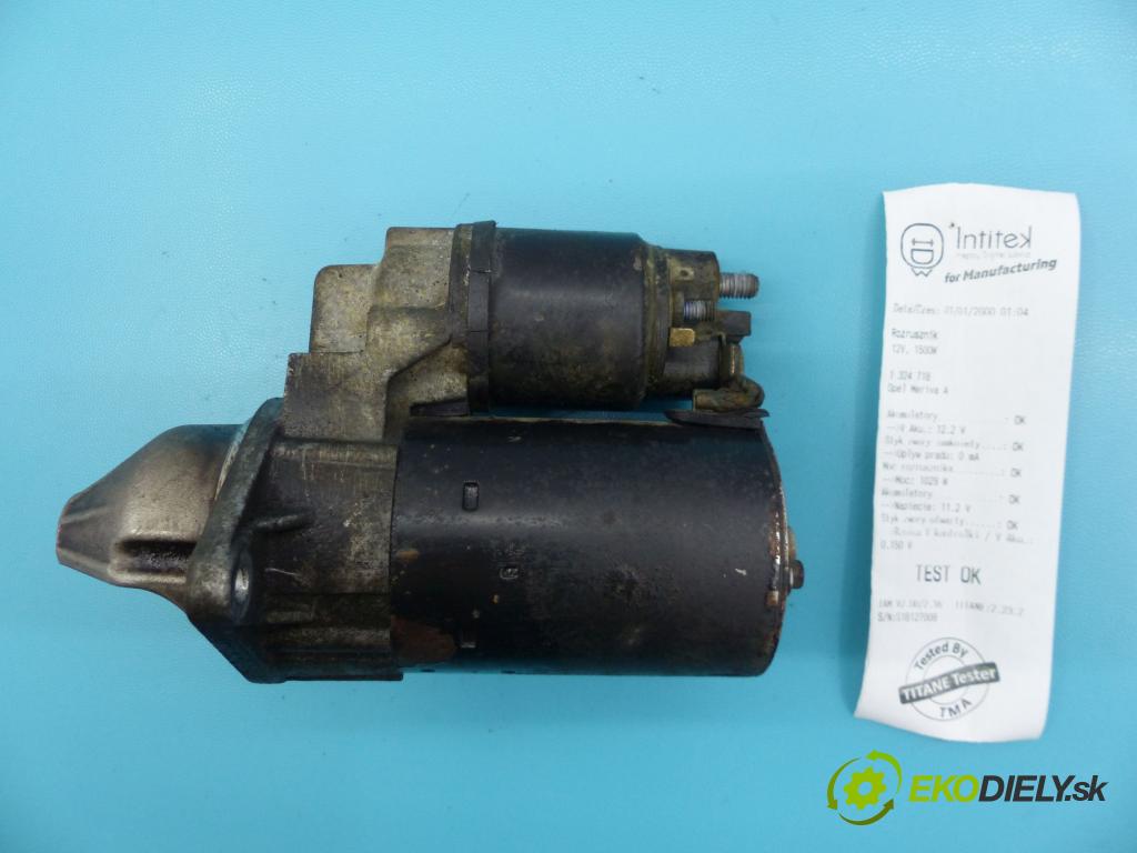 Opel Meriva A 2002-2010 1.8 16v 125 HP manual 92 kW 1796 cm3 5- štartér  (Štartéry)