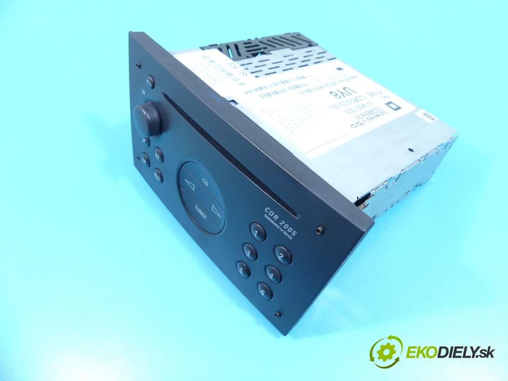 Opel Meriva A 2002-2010 1.8 16v 125 HP manual 92 kW 1796 cm3 5- Radio originál 24469395