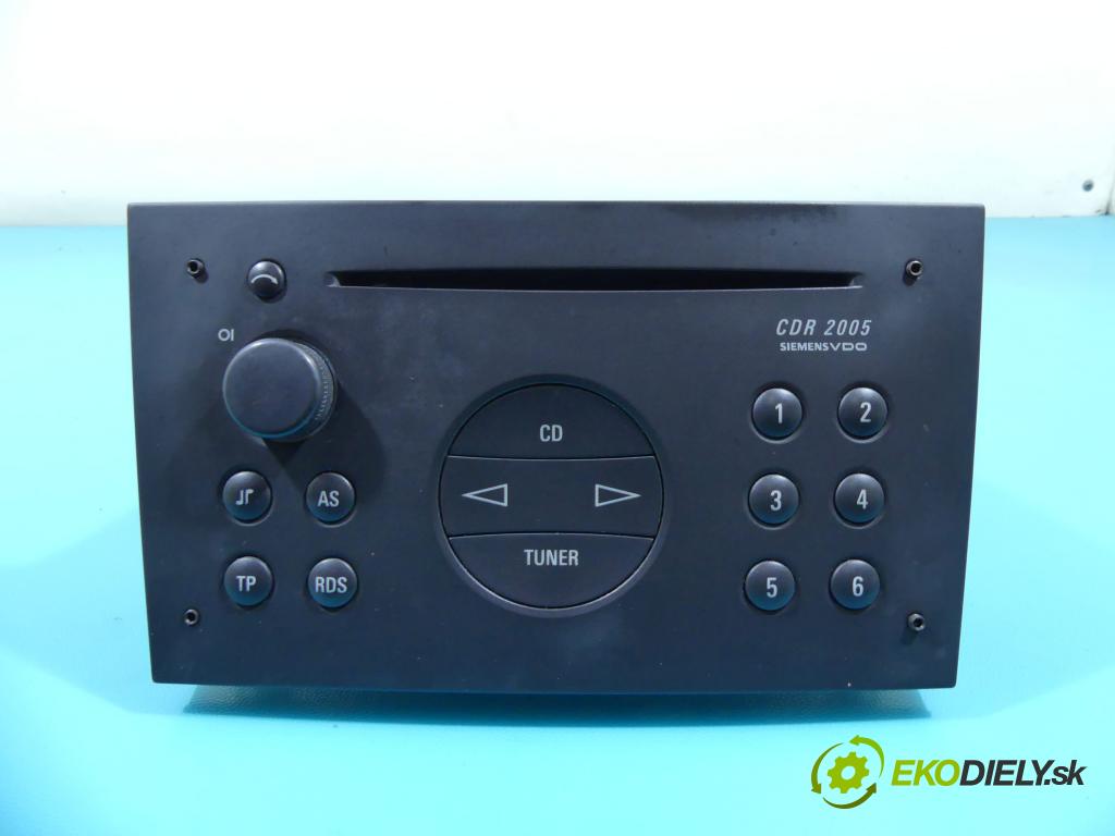 Opel Meriva A 2002-2010 1.8 16v 125 HP manual 92 kW 1796 cm3 5- Radio originál 24469395