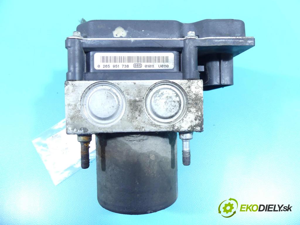 Peugeot 3008 I 2009-2016 1.6 hdi 111KM automatic 82 kW 1560 cm3 5- čerpadlo abs 0265951738 (Pumpy ABS)