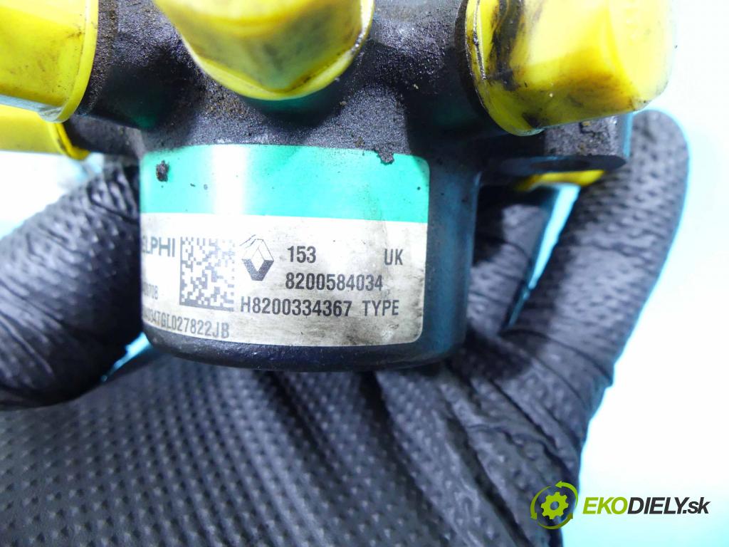 Dacia Sandero I 2008-2012 1.5 dci 86 HP manual 63 kW 1461 cm3 5- lišta vstrekovacia 8200584034 (Vstrekovacie lišty)