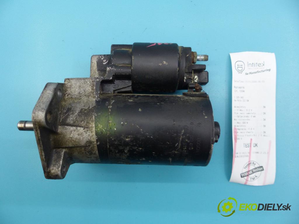 Vw Polo III 6N 1994-2001 1.0 45KM manual 33 kW 1043 cm3 3- štartér 0001113013 (Štartéry)