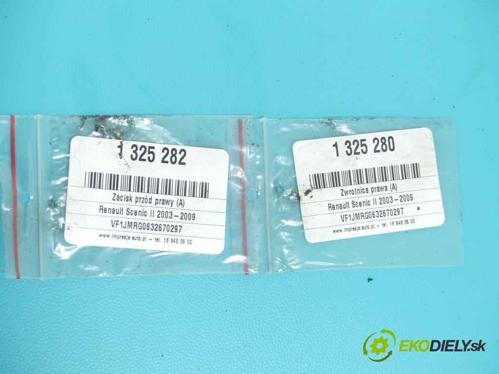 Renault Scenic II 2003-2009 1.9 dci 120 HP manual 88 kW 1870 cm3 5- brzdič predné pravý  (Ostatné)