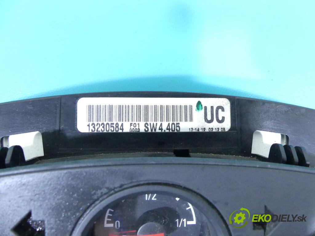 Opel Astra III 2004-2014 1.7 cdti 101 HP manual 74 kW 1686 cm3 5- prístrojovka/ budíky 13230584 (Prístrojové dosky, displeje)