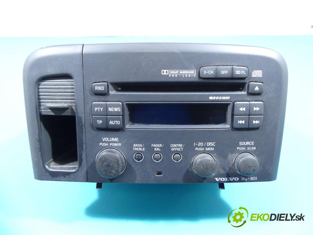 Volvo S80 I 1998-2006 2.5 tdi 140 HP automatic 103 kW 2460 cm3 4- Radio originál 9496567-1