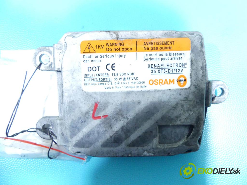 Volvo S80 I 1998-2006 2.5 tdi 140 HP automatic 103 kW 2460 cm3 4- střídač: xenon 35XT5-D1 (Riadiace jednotky xenónu)