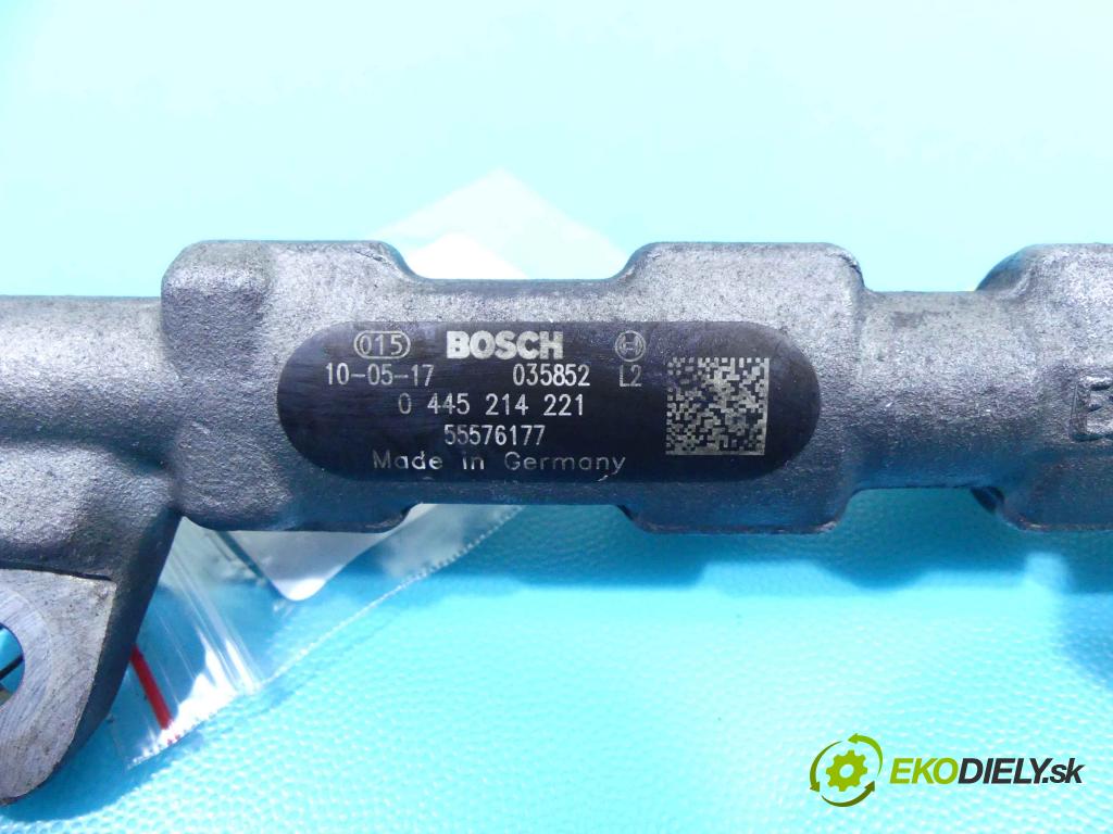 Opel Insignia A 2008-2017 2.0 cdti (A20DTH) 160 HP manual 118 kW 1956 cm3 5- lišta vstrekovacia 0445214221 (Vstrekovacie lišty)