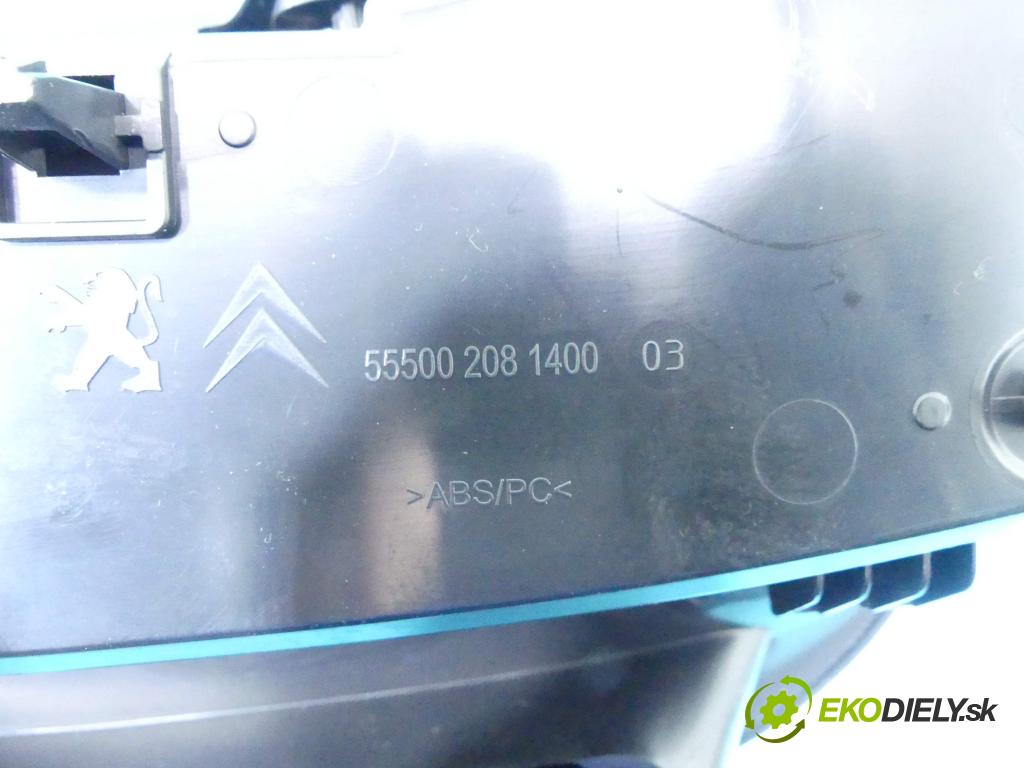 Citroen C3 Picasso 2008-2017 1.6 hdi 90 hp manual 66,2 kW 1560 cm3 5- Přístrojová deska 9666353377 (Přístrojové desky, displeje)