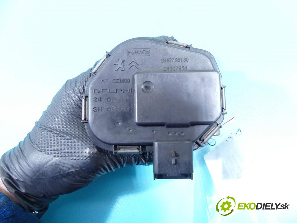 Citroen DS3 2010-2016 1.6 hdi 92 HP manual 68 kW 1560 cm3 3- klapka 9682798180 (Škrtiace klapky)
