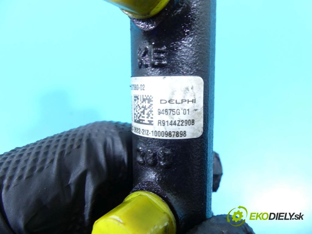 Citroen DS3 2010-2016 1.6 hdi 92 HP manual 68 kW 1560 cm3 3- lišta vstrekovacia 9685297580-02 (Vstrekovacie lišty)