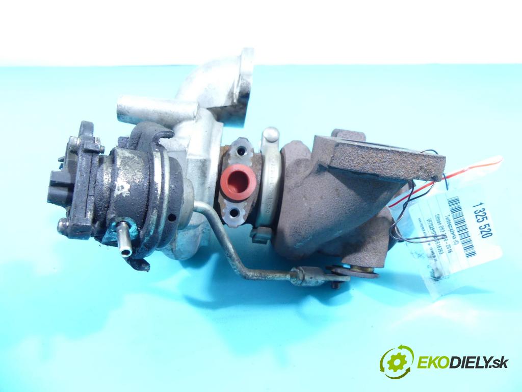 Citroen DS3 2010-2016 1.6 hdi 92 HP manual 68 kW 1560 cm3 3- turbodúchadlo, turbo 49373-02002 (Turbodúchadlá (kompletné))