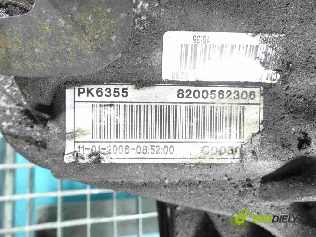 Renault Espace IV 2003-2014 1.9 dci 120 HP manual 88 kW 1870 cm3 5- prevodovka stupeň,rýchlosť manual PK6355