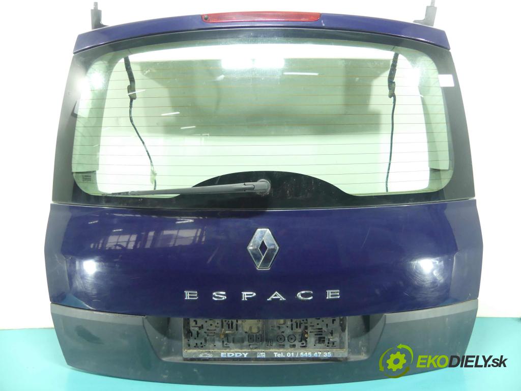 Renault Espace IV 2003-2014 1.9 dci 120 hp manual 88 kW 1870 cm3 5- zadní kufrové dveře  (Zadní kapoty)