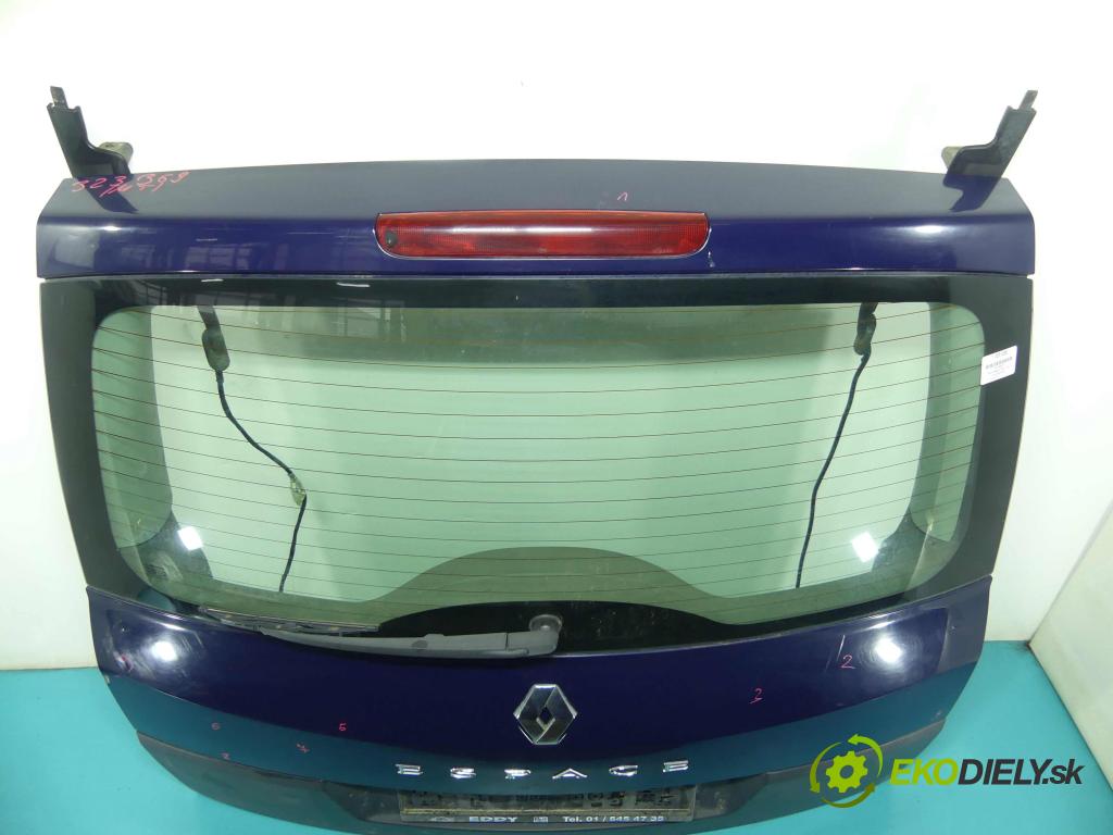 Renault Espace IV 2003-2014 1.9 dci 120 hp manual 88 kW 1870 cm3 5- zadní kufrové dveře  (Zadní kapoty)