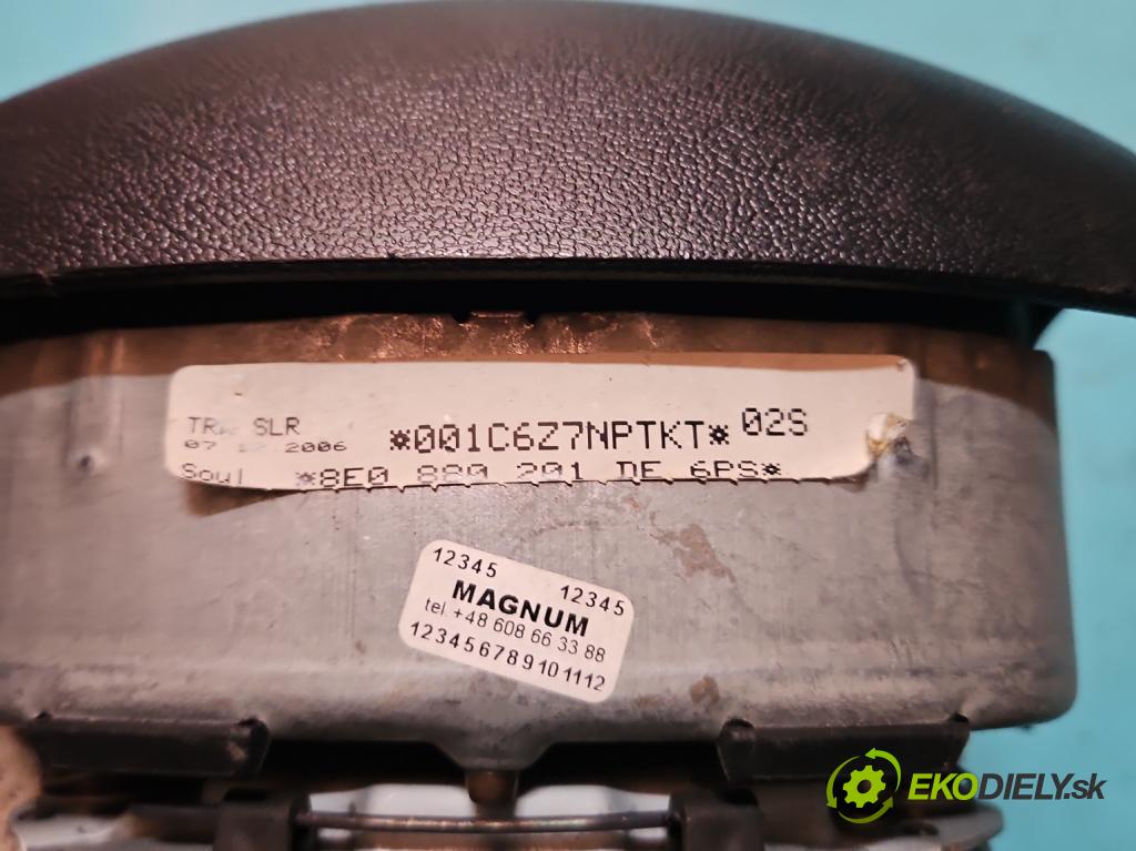 Audi A6 C6 2004-2011 2.0 tdi LY7W 140 HP automatic 103 kW 1968 cm3 5- airbag vzduch: Řidiči: 8E0880201DE (Airbag)