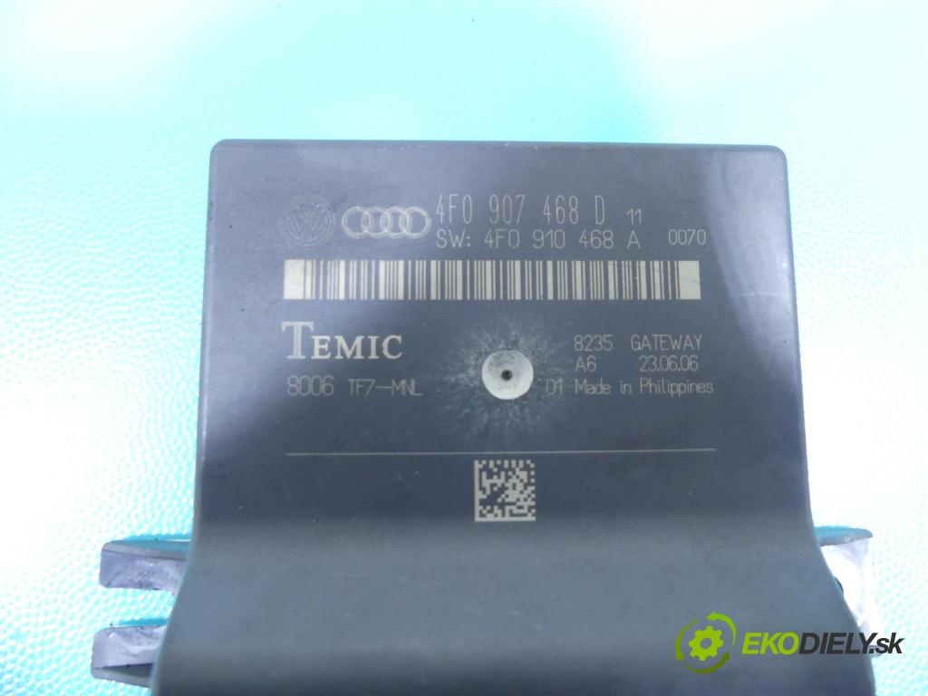 Audi A6 C6 2004-2011 2.0 tdi 140 HP automatic 103 kW 1968 cm3 5- modul riadiaca jednotka 4F0907468D (Ostatné)