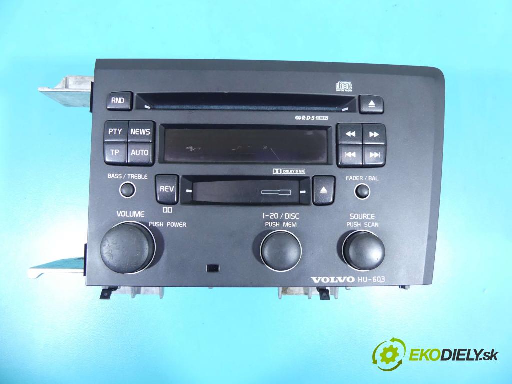 Volvo S60 I 2000-2010 2.4 20V 170 HP manual 125 kW 2435 cm3 4- Radio originál 30657637-1