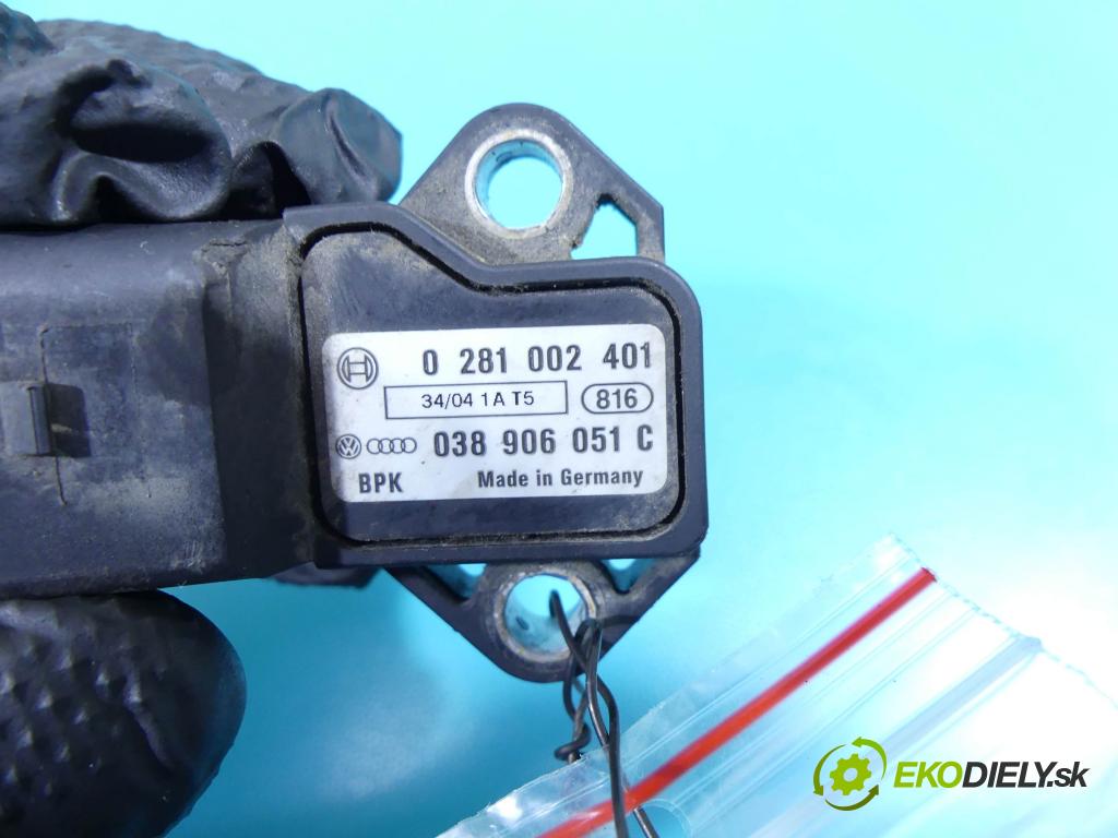 Audi A6 C6 2004-2011 2.0 tdi 140 hp automatic 103 kW 1968 cm3 5- snímač tlaku 0281002401 (Snímače tlaku)