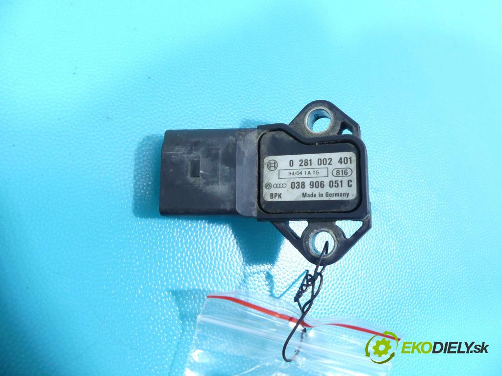 Audi A6 C6 2004-2011 2.0 tdi 140 hp automatic 103 kW 1968 cm3 5- snímač tlaku 0281002401 (Snímače tlaku)