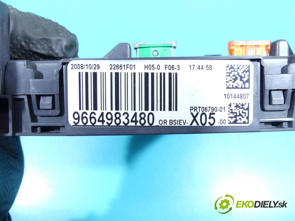 Citroen C3 Picasso 2008-2017 1.6 hdi 90 HP manual 66,2 kW 1560 cm3 5- modul riadiaca jednotka 9664983480 (Ostatné)