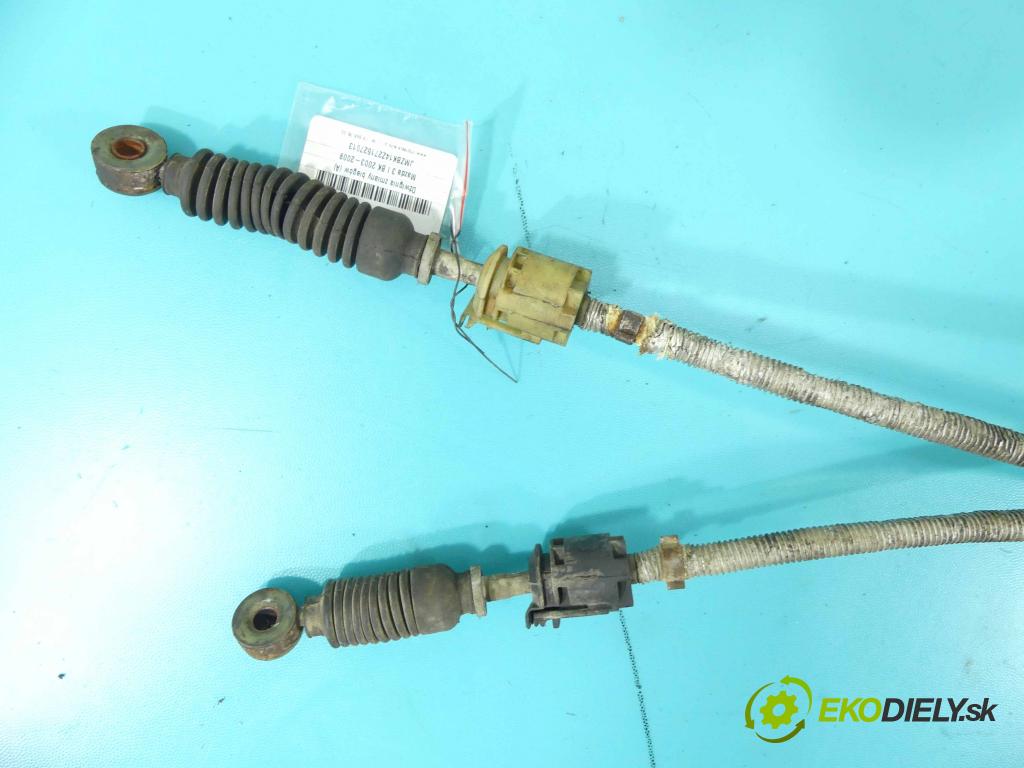 Mazda 3 I BK 2003-2009 1.6 16v 105 HP manual 77 kW 1598 cm3 5- Páka: Změny: stupeň,rýchlosť 8127025200 (Rýchlostné páky / kulisy)