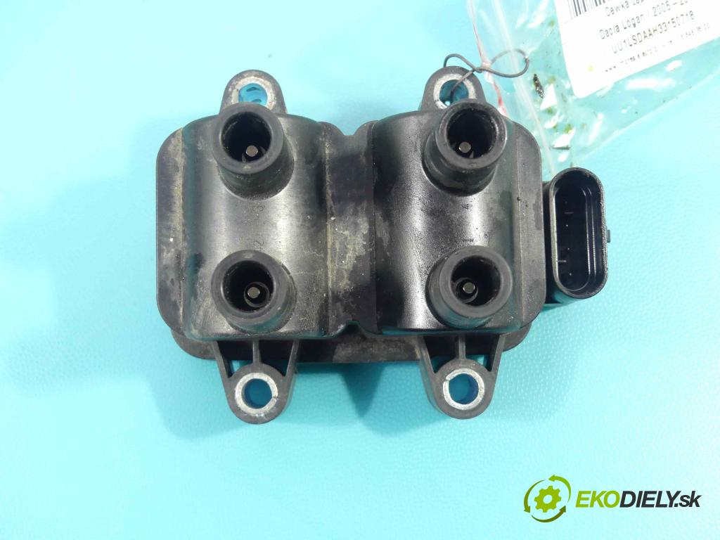 Dacia Logan I 2005-2014 1.4 8v 75 HP manual 55 kW 1390 cm3 4- cievka zapaľovacia 5DA193175-391 (Zapaľovacie cievky, moduly)