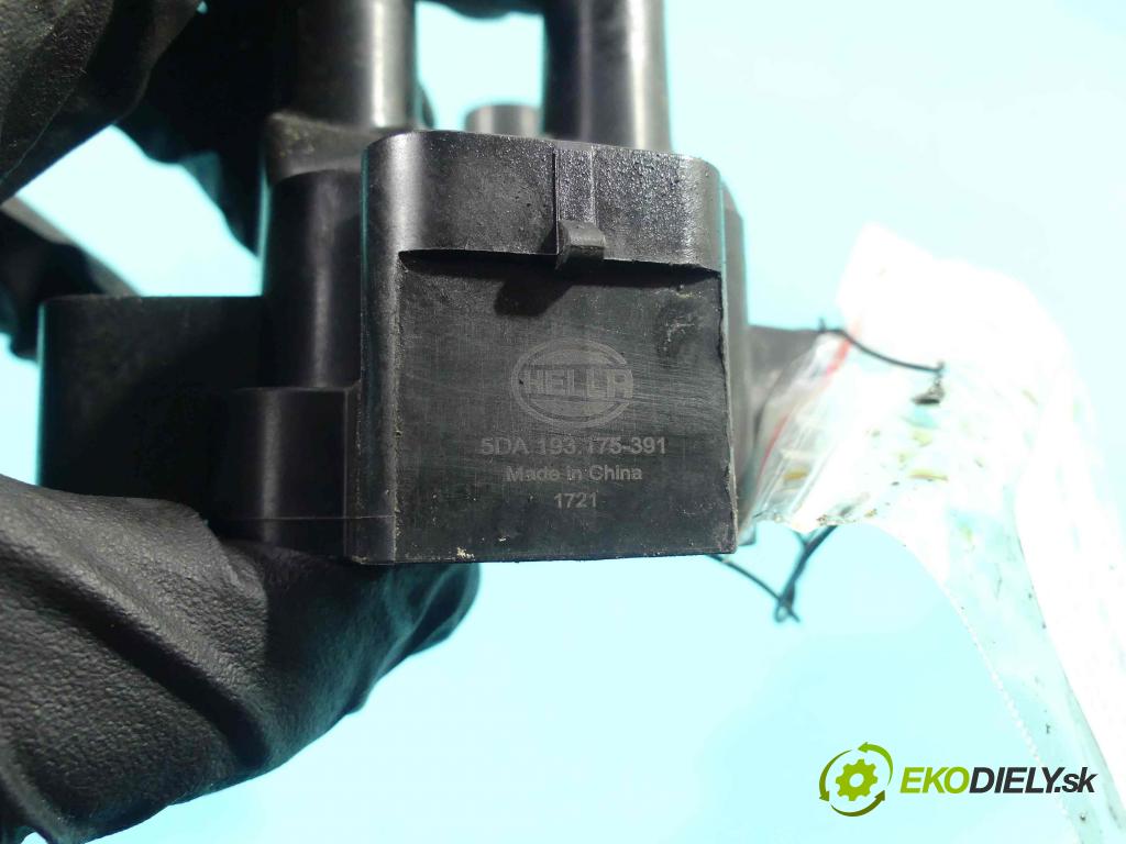 Dacia Logan I 2005-2014 1.4 8v 75 HP manual 55 kW 1390 cm3 4- cievka zapaľovacia 5DA193175-391 (Zapaľovacie cievky, moduly)